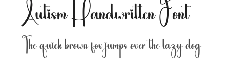 Autism Handwritten Font by andikastudio — Script Handwritten Font