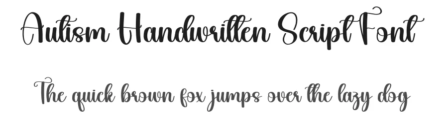 Autism Handwritten Script Font by andikastudio — Script Handwritten Font