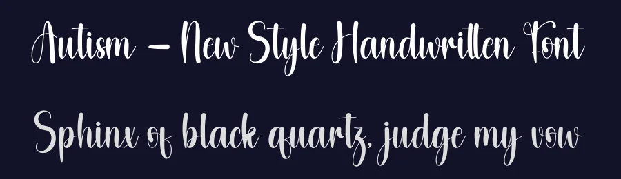 Autism – New Style Handwritten Font by andikastudio — Script Handwritten Font — thumbnail 2