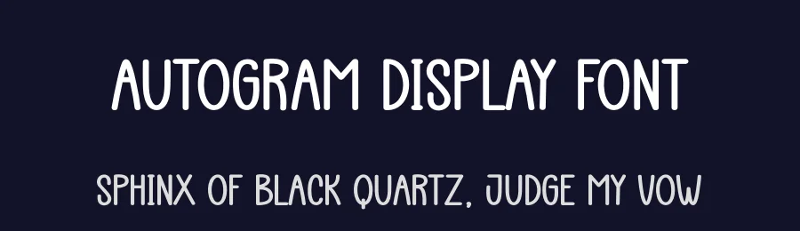 Autogram Display Font by andikastudio — Script Handwritten Font — thumbnail 2