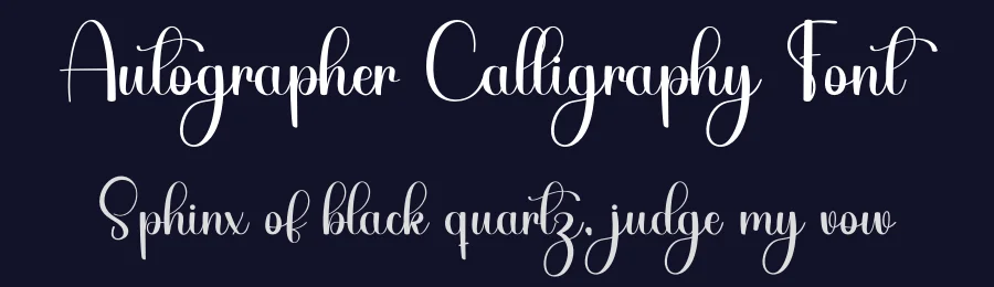 Autographer Calligraphy Font by freshtypeink — Script Handwritten Font — thumbnail 2
