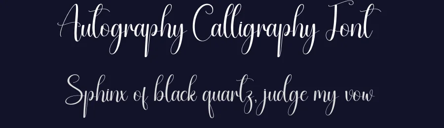 Autography Calligraphy Font by creativeletter — Script Handwritten Font — thumbnail 2