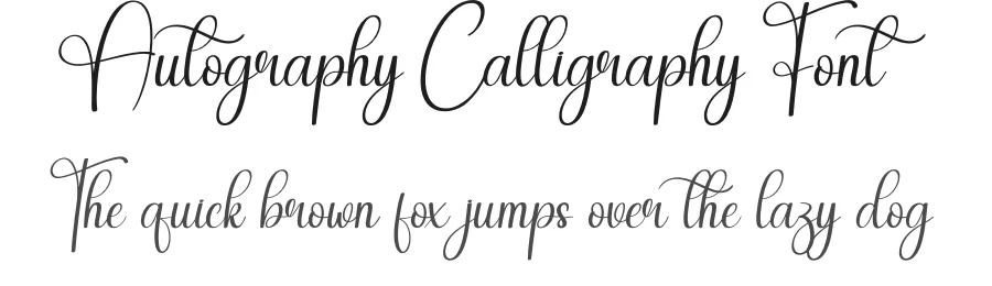 Autography Calligraphy Font by creativeletter — Script Handwritten Font