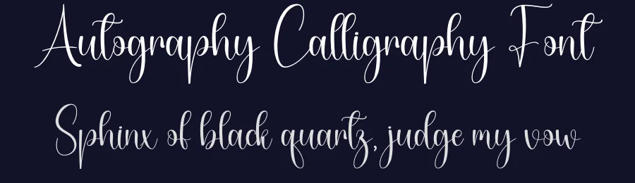 Autography Calligraphy Font by creativeletter — Script Handwritten Font — thumbnail 2