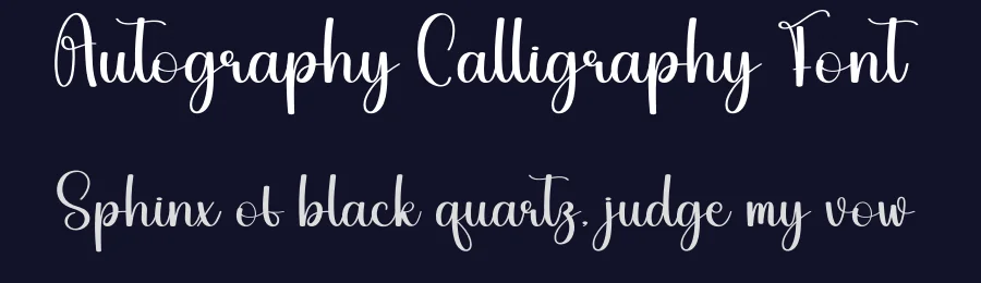 Autography Calligraphy Font by creativeletter — Script Handwritten Font — thumbnail 2