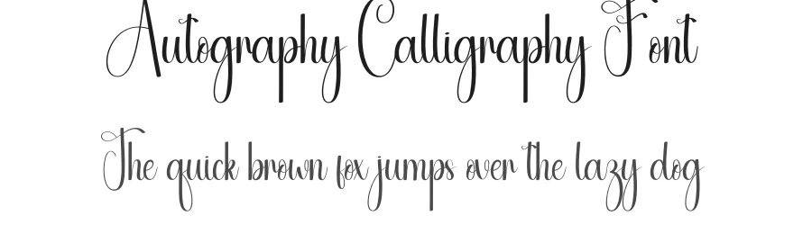 Autography Calligraphy Font by andikastudio — Script Handwritten Font
