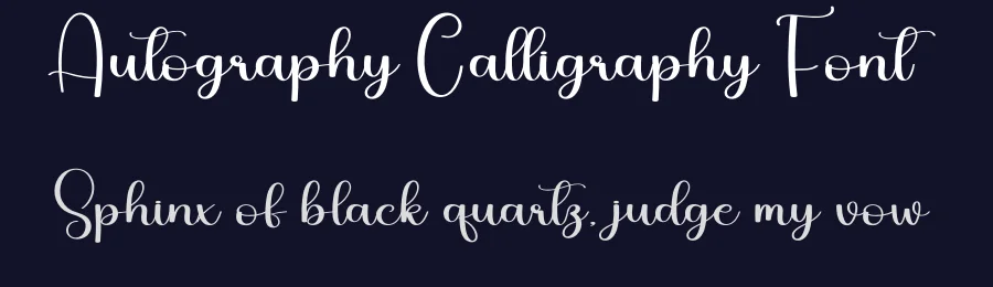 Autography Calligraphy Font by creativeletter — Script Handwritten Font — thumbnail 2