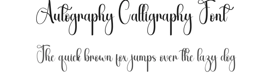 Autography Calligraphy Font by andikastudio — Script Handwritten Font