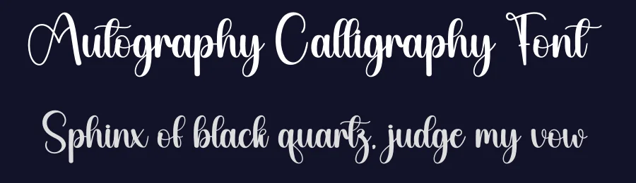 Autography Calligraphy Font by creativeletter — Script Handwritten Font — thumbnail 2