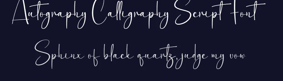 Autography Calligraphy Script Font by creativeletter — Script Handwritten Font — thumbnail 2