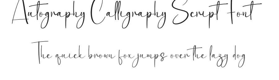 Autography Calligraphy Script Font by creativeletter — Script Handwritten Font