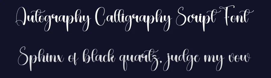 Autography Calligraphy Script Font by creativeletter — Script Handwritten Font — thumbnail 2