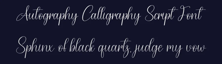 Autography Calligraphy Script Font by creativeletter — Script Handwritten Font — thumbnail 2