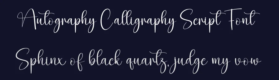 Autography Calligraphy Script Font by creativeletter — Script Handwritten Font — thumbnail 2