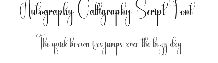 Autography Calligraphy Script Font by andikastudio — Display Font