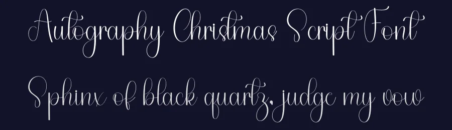 Autography Christmas Script Font by freshtypeink — Script Handwritten Font — thumbnail 2