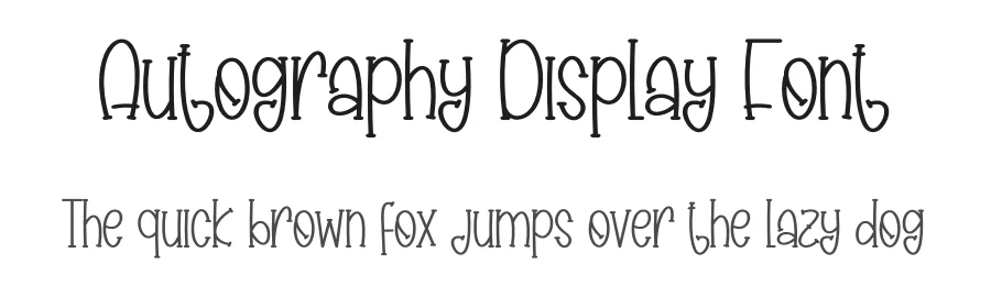 Autography Display Font by creativeletter — Script Handwritten Font