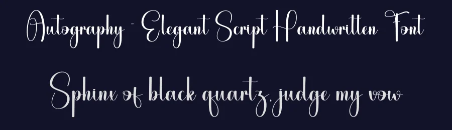 Autography – Elegant Script Handwritten Font by andikastudio — Script Handwritten Font — thumbnail 2