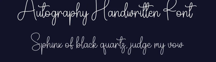 Autography Handwritten Font by creativeletter — Script Handwritten Font — thumbnail 2