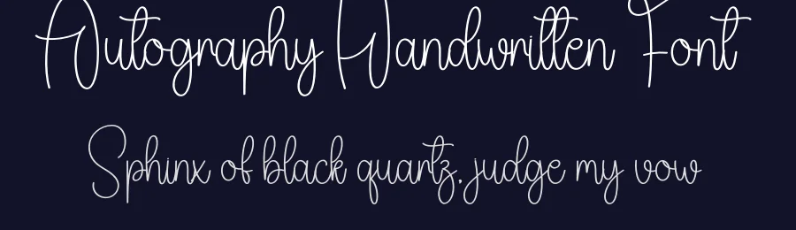 Autography Handwritten Font by creativeletter — Script Handwritten Font — thumbnail 2