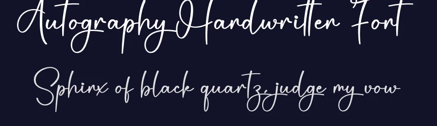 Autography Handwritten Font by creativeletter — Script Handwritten Font — thumbnail 2