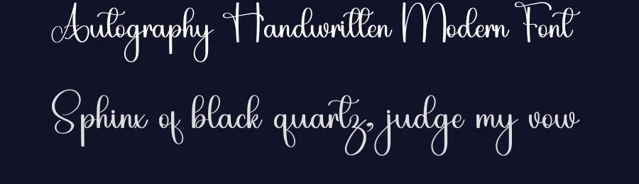Autography Handwritten Modern Font by inermediaSTUDIO — Script Handwritten Font — thumbnail 2