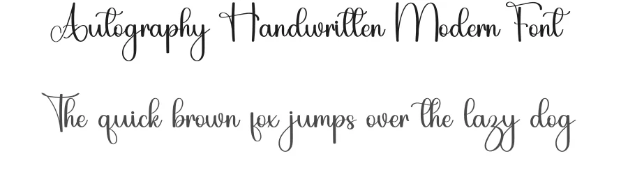 Autography Handwritten Modern Font by inermediaSTUDIO — Script Handwritten Font