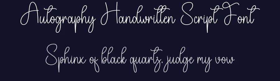 Autography Handwritten Script Font by creativeletter — Script Handwritten Font — thumbnail 2