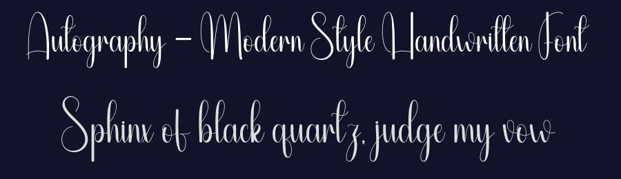 Autography – Modern Style Handwritten Font by andikastudio — Script Handwritten Font — thumbnail 2