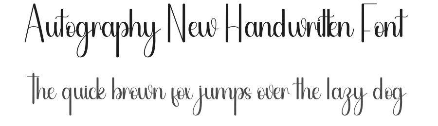 Autography New Handwritten Font by andikastudio — Script Handwritten Font