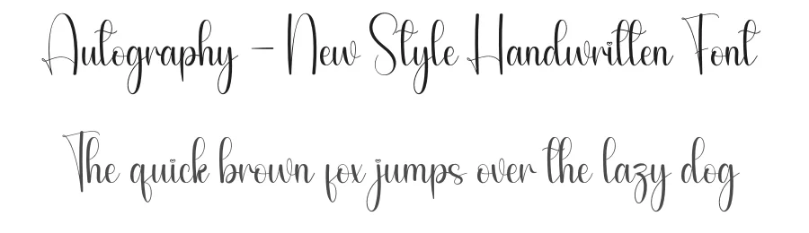 Autography – New Style Handwritten Font by andikastudio — Script Handwritten Font