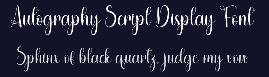 Autography Script Display Font by freshtypeink — Script Handwritten Font — thumbnail 2