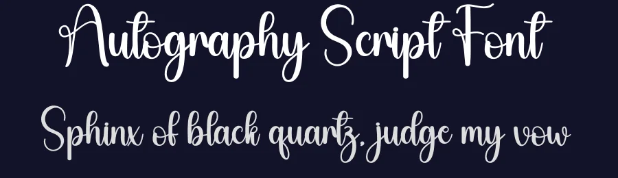 Autography Script Font by creativeletter — Script Handwritten Font — thumbnail 2