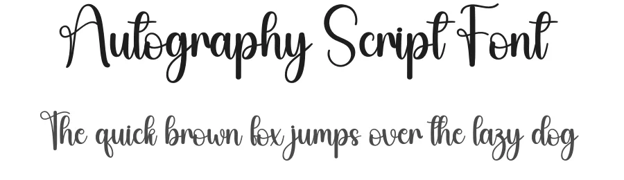 Autography Script Font by creativeletter — Script Handwritten Font