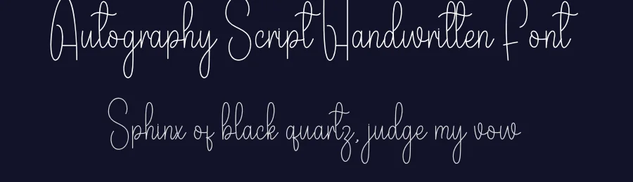 Autography Script Handwritten Font by andikastudio — Script Handwritten Font — thumbnail 2