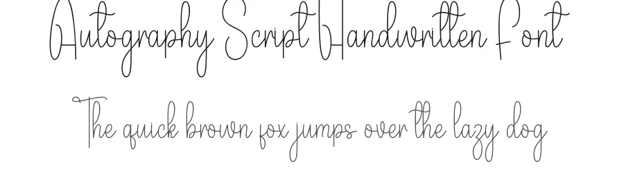 Autography Script Handwritten Font by andikastudio — Script Handwritten Font