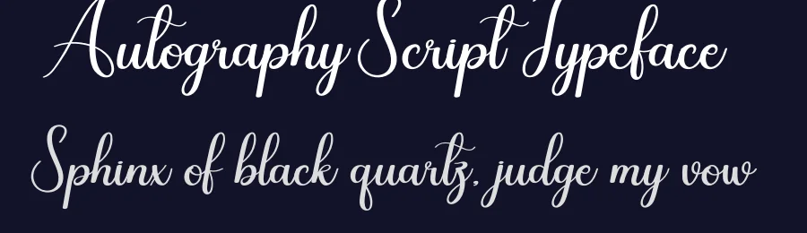 Autography Script Typeface by creativeletter — Script Handwritten Font — thumbnail 2