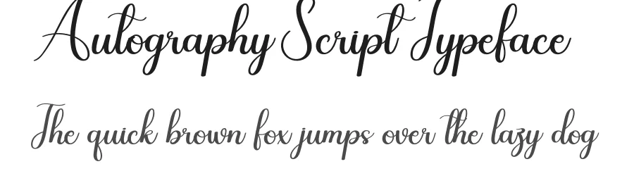 Autography Script Typeface by creativeletter — Script Handwritten Font