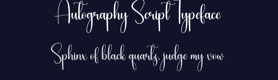 Autography Script Typeface by creativeletter — Script Handwritten Font — thumbnail 2