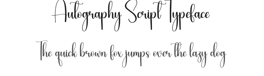 Autography Script Typeface by creativeletter — Script Handwritten Font