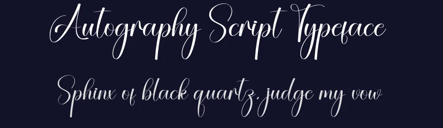 Autography Script Typeface by creativeletter — Script Handwritten Font — thumbnail 2