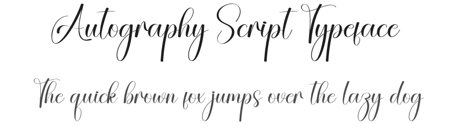 Autography Script Typeface by creativeletter — Script Handwritten Font