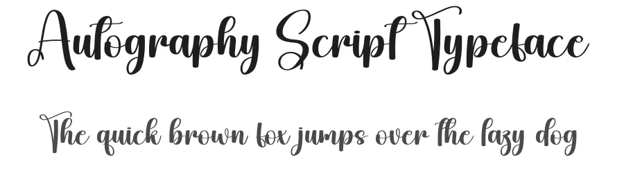 Autography Script Typeface by andikastudio — Script Handwritten Font