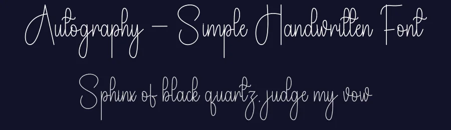 Autography – Simple Handwritten Font by andikastudio — Script Handwritten Font — thumbnail 2