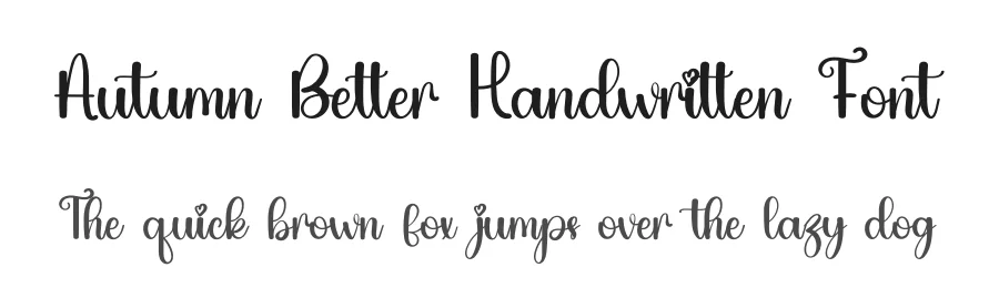 Autumn Better Handwritten Font by inermediaSTUDIO — Script Handwritten Font
