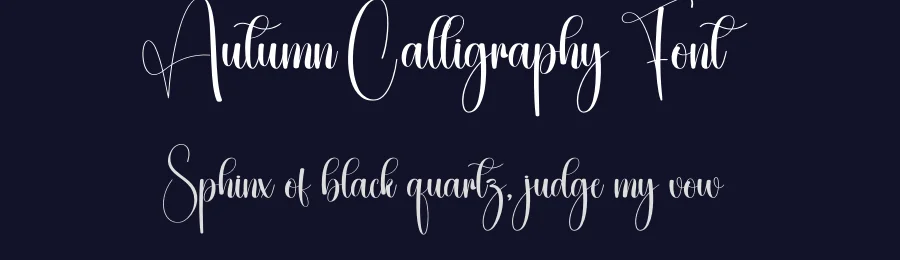 Autumn Calligraphy Font by creativeletter — Script Handwritten Font — thumbnail 2