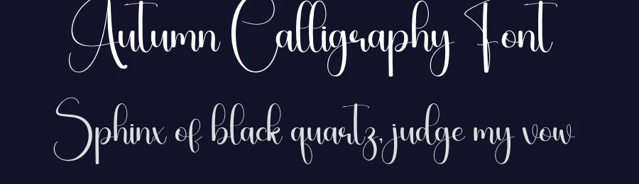 Autumn Calligraphy Font by creativeletter — Script Handwritten Font — thumbnail 2