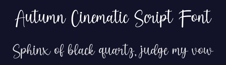 Autumn Cinematic Script Font by DN Creative — Script Handwritten Font — thumbnail 2