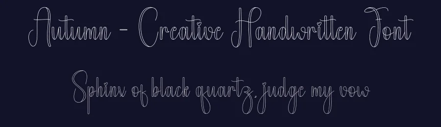 Autumn – Creative Handwritten Font by andikastudio — Script Handwritten Font — thumbnail 2