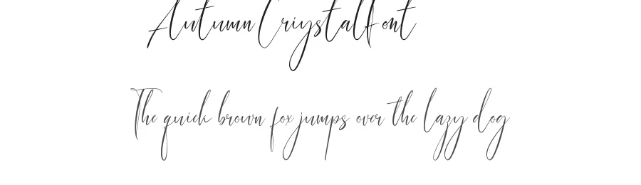 Autumn Crystal Font by noahtype — Script Handwritten Font
